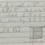 Mathematical notation defining the term "k-cell"