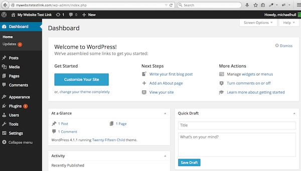 wordpress-dashboard